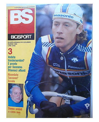 BS Bicisport  n.3  mar 1988   Vanderaerden-Bontempi-Lorenzon-Argentin   [SR]