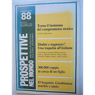 Prospettive nel mondo Mensile Politica, cultura, economia ott. 1983...