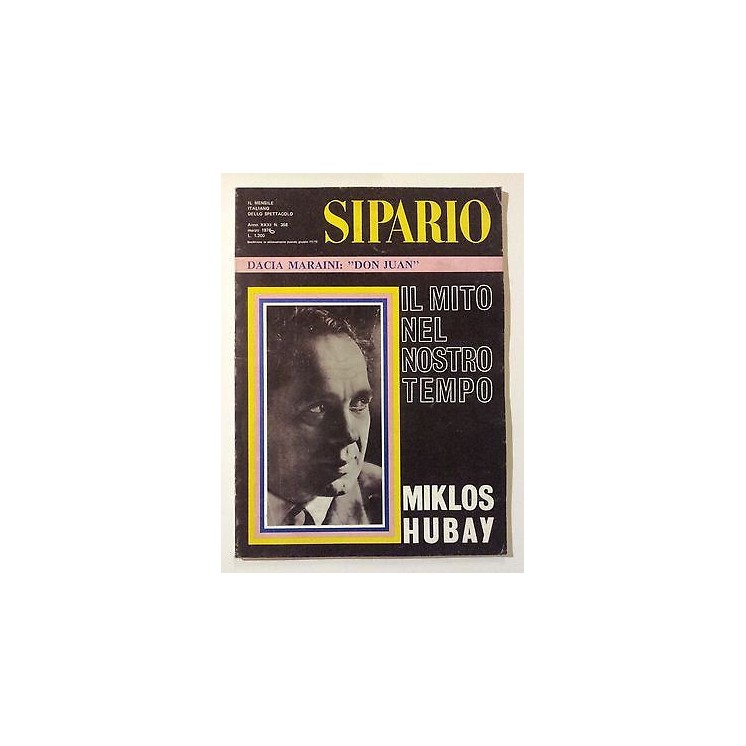 Sipario n. 358 mar.'76 - 'Don Juan' Dacia Maraini - Miklos Hubay * ...