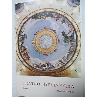 Teatro dell' Opera Roma Stag. 1971/1972 La rondine Mus. Puccini [SR...