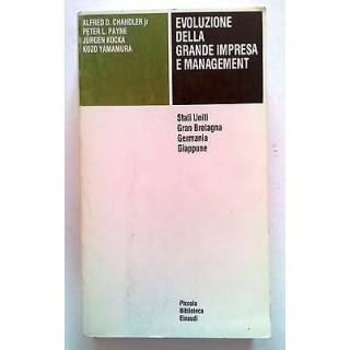 AAVV: Evoluzione della Grande Impresa e Management PBE 467 Einaudi ...