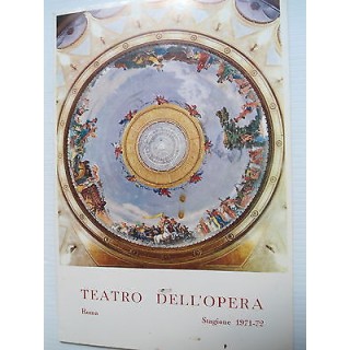 Teatro dell'Opera Roma Stag. 1971/1972 Giovanna D'Arco Mus. G. Verd...