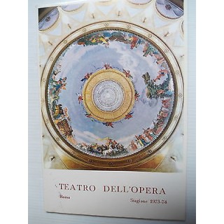 Teatro dell' Opera Roma Stag. 1973/1974 La Boheme Mus. G. Puccini [...