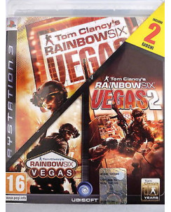 VIDEOGIOCO PER PlayStation 3: TOM CLANCY'S RAIMBOW SIX VEGAS + VEGAS 2 - 16+