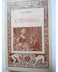 Voltaire: Candido Ed. Bietti in Milano [SR] A75