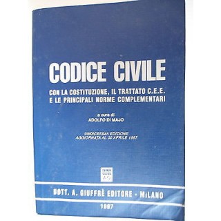 A. Di Majo: Codice Civile XI ediz. 1997 Ed. Giuffrè [SR] A69  5,20€