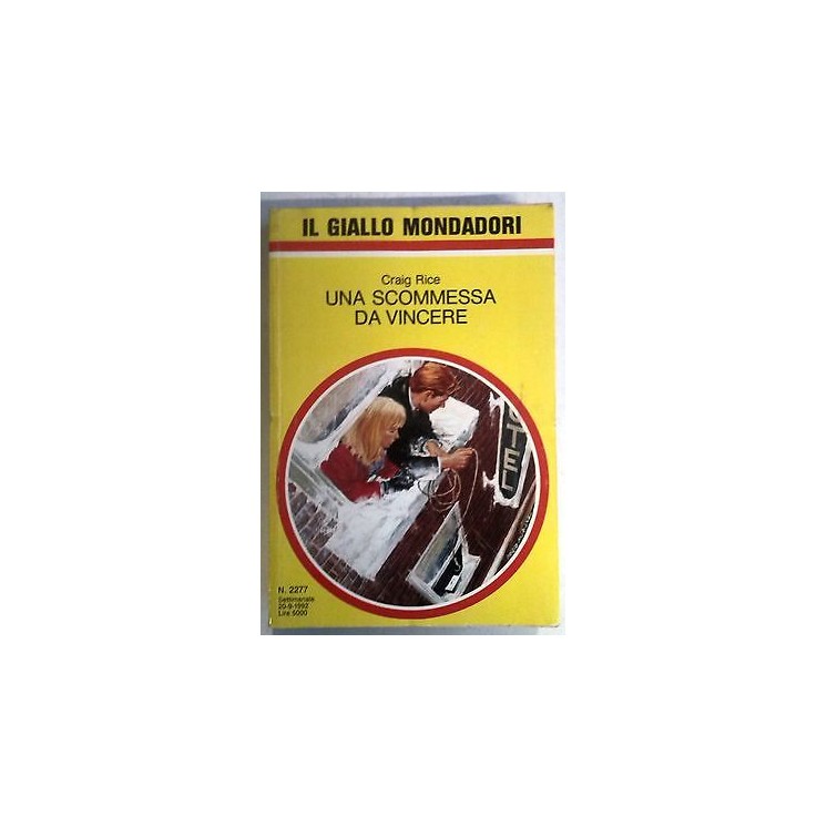 Rice:Una scommessa da vincere Ed. Giallo Mondadori A55  2,00€