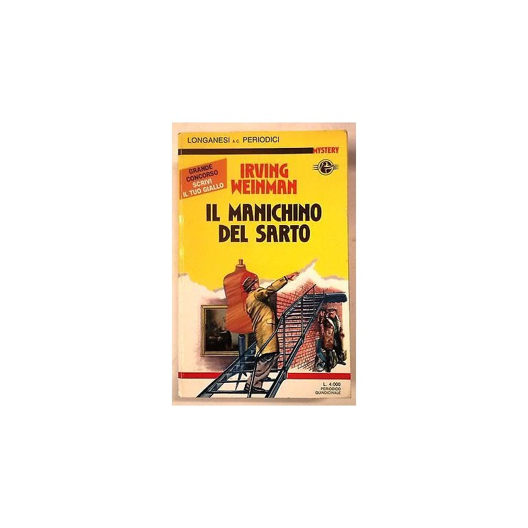 Irvin Weinman: Il manichino del sarto Edizioni Longanesi Mystery A5...