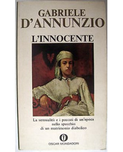 Gabriele D'Annunzio: L'innocente ed. 1968 Ed. Oscar Mondadori A24