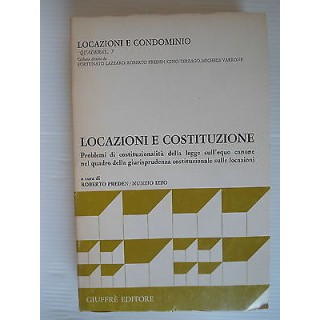 Locazioni e condominio Locazione e costituzione Ed.Giuffre' [SR] A3...