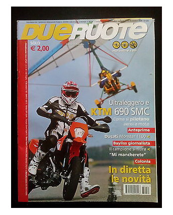 Due Ruote n. 43 nov 2008 - KTM 690 SMC, Ducati Monster 1100...