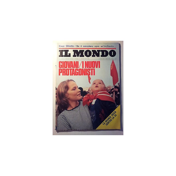 Il Mondo n. 27 3 lug 1975 * Giovani/Nuovi protagonisti - Rissa dent...