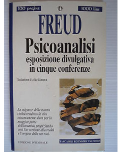 Freud: Psicoanalisi esposizione divulgativa in 5 conferenze Ed. Newton [SR] A40