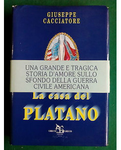 Giuseppe Cacciatore: La Casa del Platano CON DEDICA AUTORE ed. Greco A83