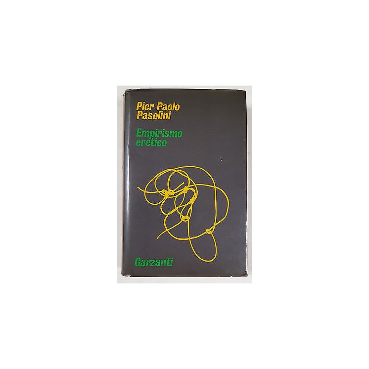 Pier Paolo Pasolini: Empirismo Ermetico ed. Garzanti 1972 A84  85,00€