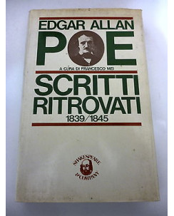 EDGAR ALLAN POE : Scritti ritrovati 1839/1845 prima ed. Shakespeare C. A86