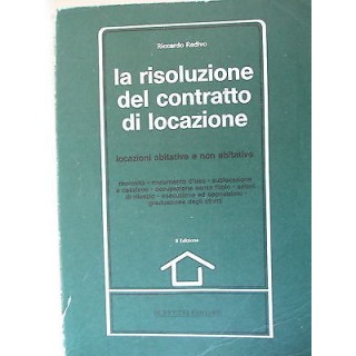 R. Redivo: La risoluzione del contratto di locazione Ed. Buffetti [...