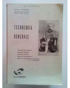 Colapietro: Tecnologia Generale ed. Siderea 1967 A23