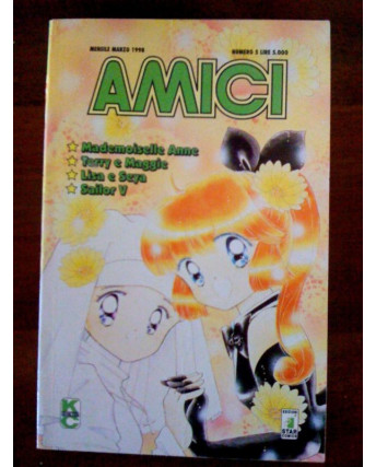 Amici (Madamoiselle Anne,Terry e Maggie,Lisa e Seya,Sailor V) N 5 Ed.Star Comics