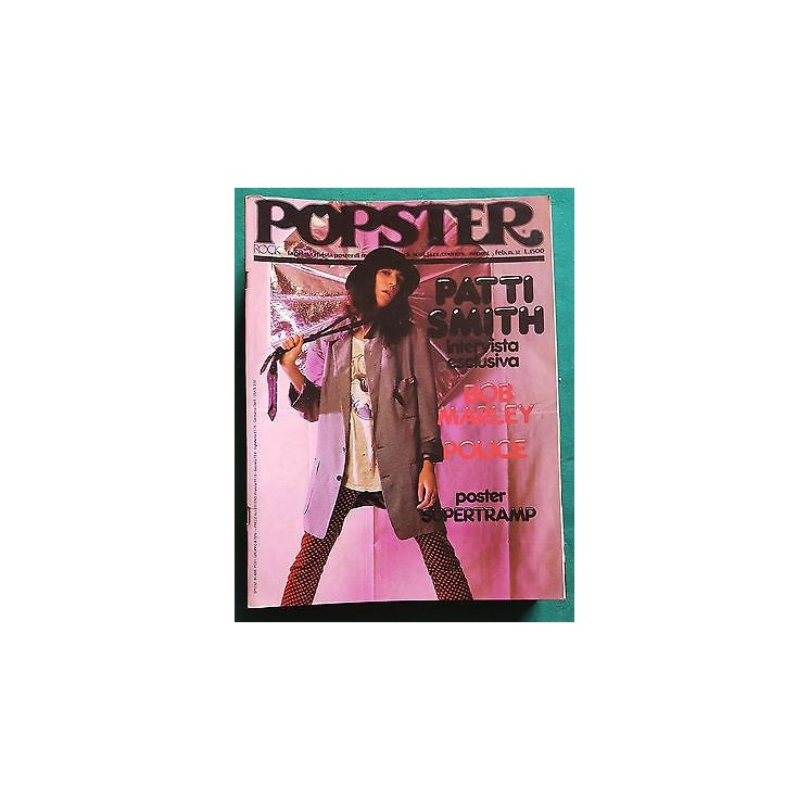 Popster n. 4/32 - Patty Smith, Bob Marley, Police, Poster Supertram...