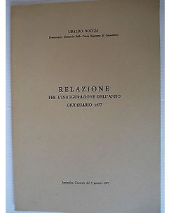 U. Boccia:  Relazione per l'inaugurazione dell'anno giudiziario 1977 A36 [SR]