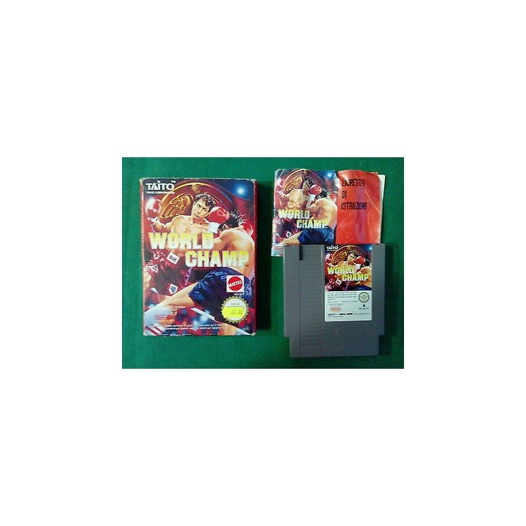 WORLD CHAMP - Gioco Taito Corporation per Nintendo Entertainment Sy...