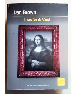 Dan Brown: Il Codice Da Vinci Ed. Bibllioteca Repubblica Strade del Giallo A11