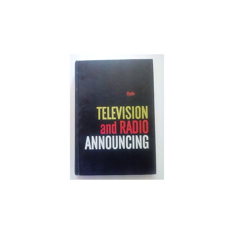 Hyde: Television and Radio Announcing 1959 in inglese A23  35,00€