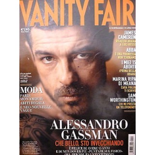 VANITY FAIR n. 15 [21 APRILE 2010] ALESSANDRO GASSMAN,JAMES CAMERON...