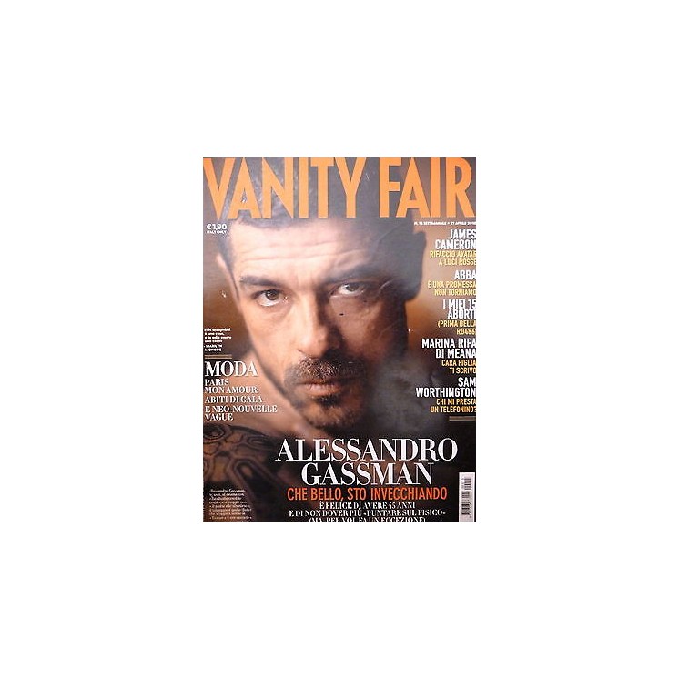 VANITY FAIR n. 15 [21 APRILE 2010] ALESSANDRO GASSMAN,JAMES CAMERON...
