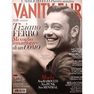 VANITY FAIR n. 40 [13 OTTOBRE 2010]TIZIANO FERRO,JAMES BLUNT,M.V. B...