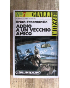 Brian Freemantle: Addio a un vecchio amico Gialli Rizzoli n. 7 [RS] A49