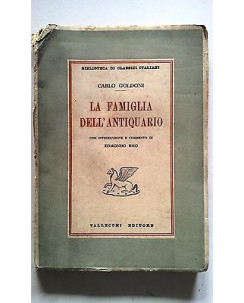 Carlo Goldoni: La famiglia dell'antiquario ed. Vallecchi [RS] A33