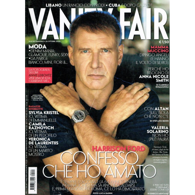 VANITY FAIR n.42 26 ott 2006 H.Ford - Muccino - Kristel   4,70€