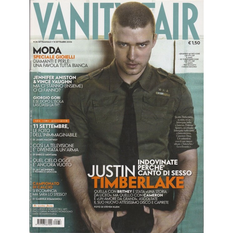 VANITY FAIR n.36 14 set 2006 J.Timberlake - J.Aniston - V.Vaughn  4...