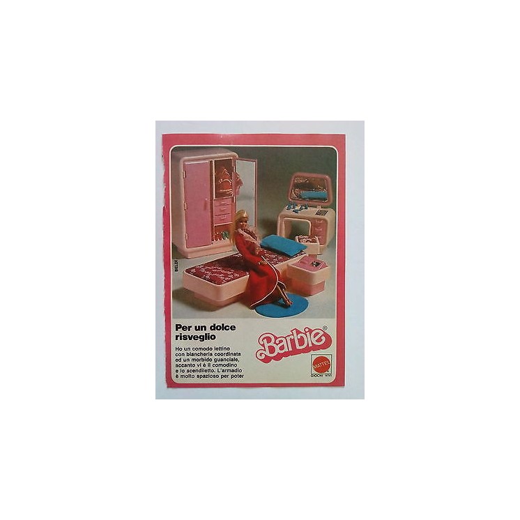 P78.002 Pubblicità Advertising BARBIE PER UN DOLCE RISVEGLIO * 1978...