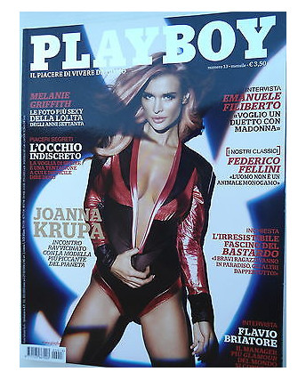 PLAYBOY   n.13  mar   2010  Joanna Krupa-Anna Grigiorenko-Malanie Griffith FF14