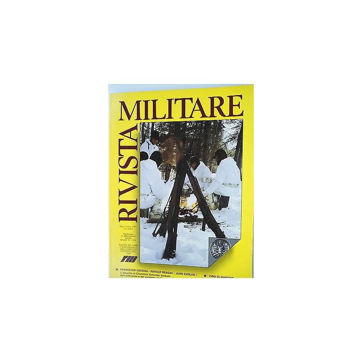 RIVISTA MILITARE n.2 mar/apr 1987 F.Cossiga-R.Reagan-J.Carlos I  [S...