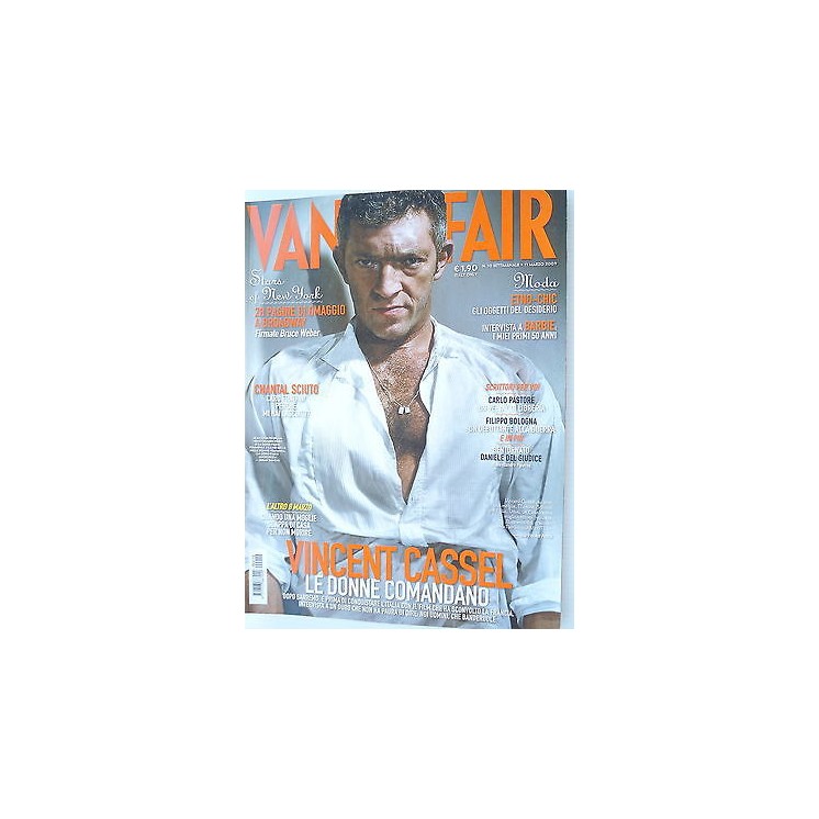 VANITY FAIR  n.10 11mar  2009  Vincent Cassel-Chantal Sciuto   [SR]...