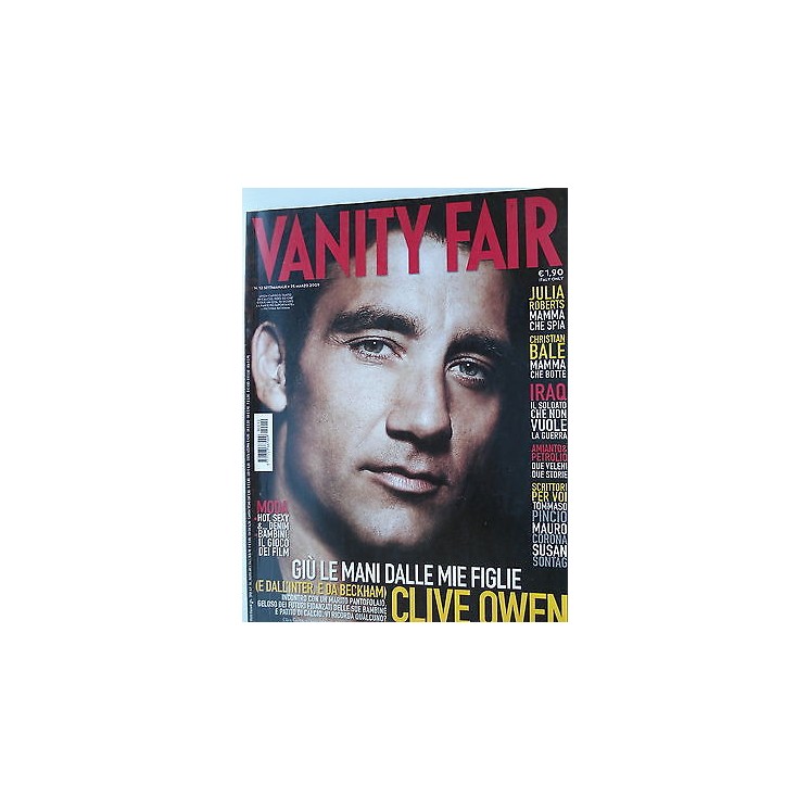 VANITY FAIR  n.12 25mar  2009  Clive Owen-Julia Roberts-Christian B...