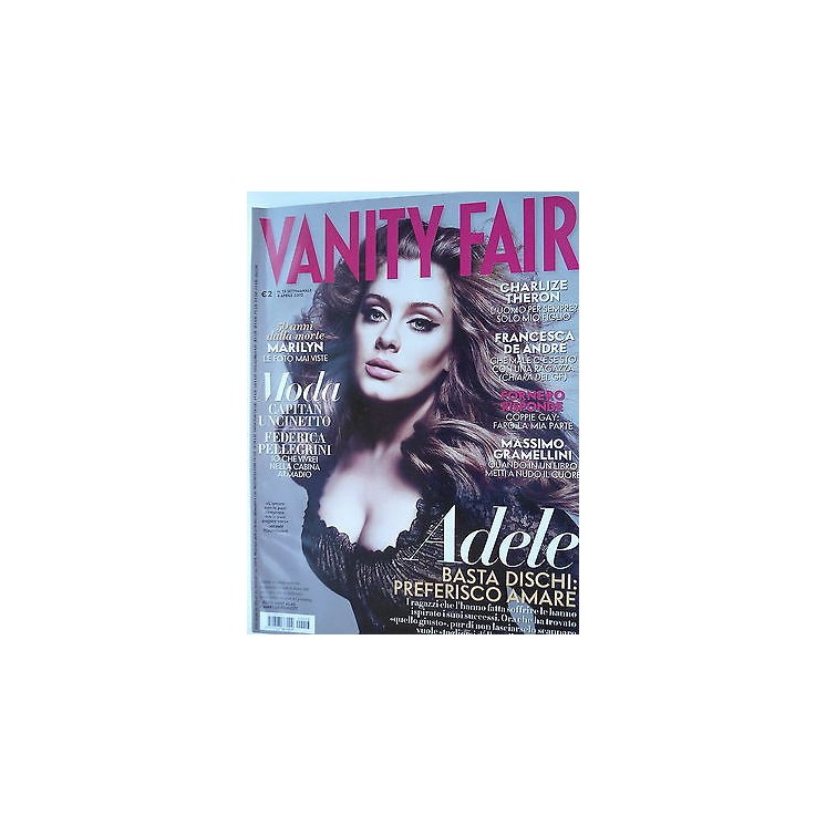 VANITY FAIR  n.13 4apr  2011 Adele-Charlize Theron-Francesca De And...
