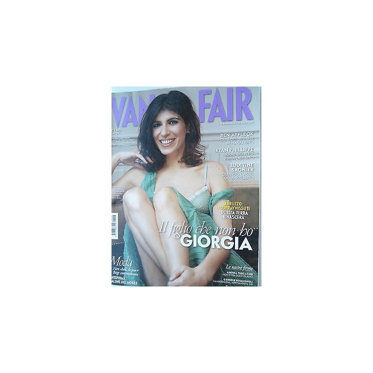 VANITY FAIR  n.16 22apr  2009  Giorgia-Ben Affleck-Ryan Philippe  [...
