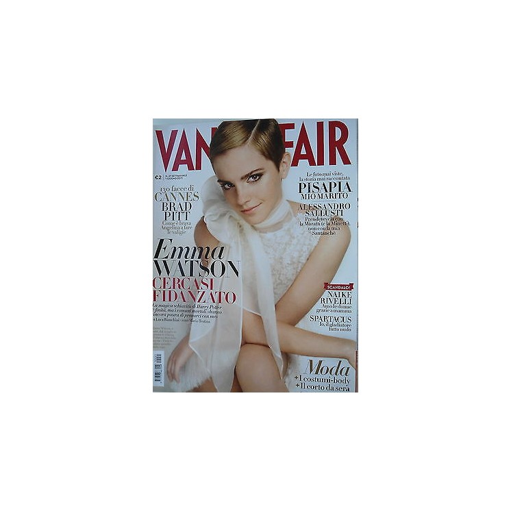 VANITY FAIR  n.21 1giu 2011  Emma Watson-Bradd Pitt-Naike Rivelli  ...
