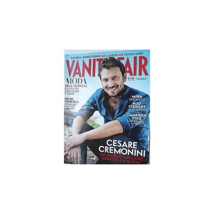 VANITY FAIR  n.21 2giu 2011  Cesare Cremonini-Mina- Cameron Diaz  [...