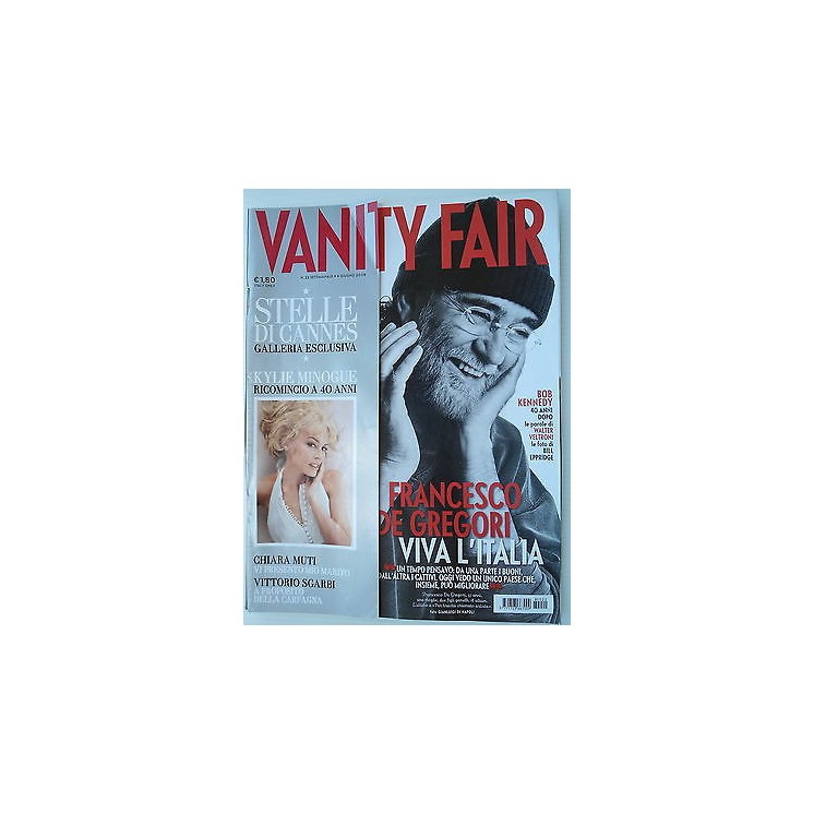 VANITY FAIR  n.22 4giu  2008 Francesco De Gregori-Kylie Minogue   [...