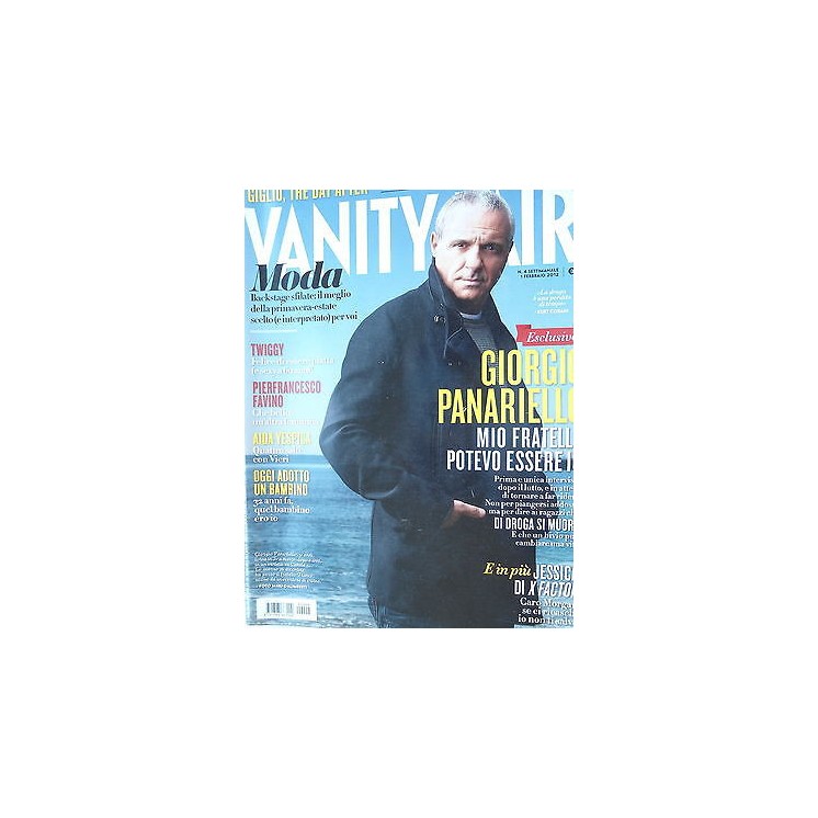 VANITY FAIR  n.4 1feb 2012  Giorgio Panariello-Aida Yespica-Twiggy ...