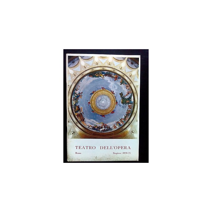 Teatro dell'Opera Stagione 1970/1971 n. 1 Nabucco musiche di G. Ver...