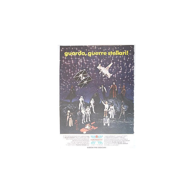 P.70.17 Pubblicita' Advertising Harbert Guerre stellari 1970 Clippi...