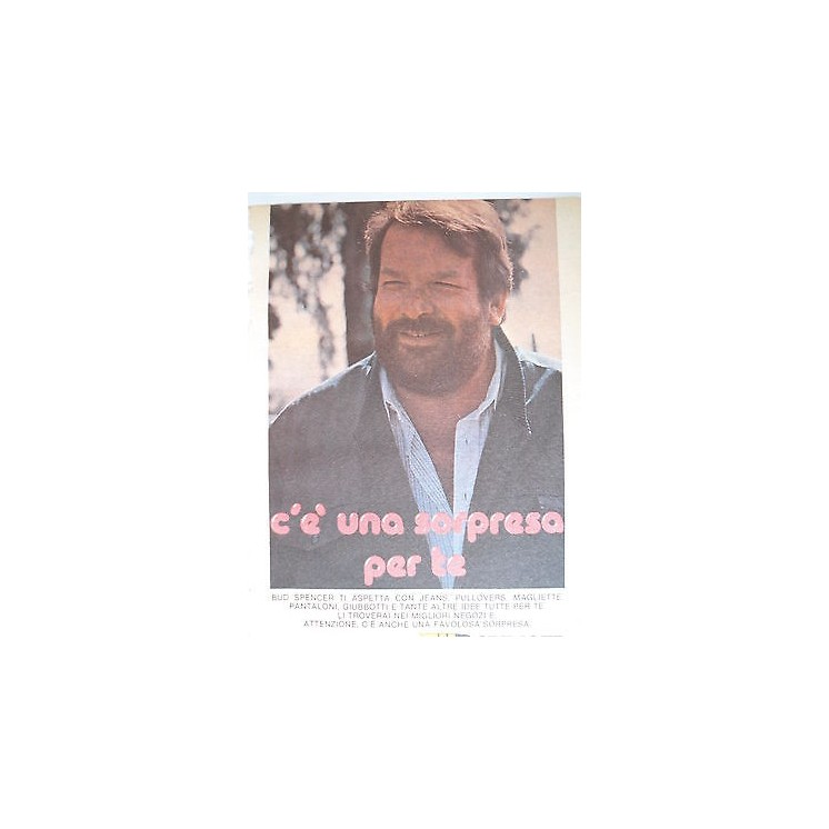 P.70.42 Pubblicita' Advertising Bud Spencer Jean, sportswear 1970 C...