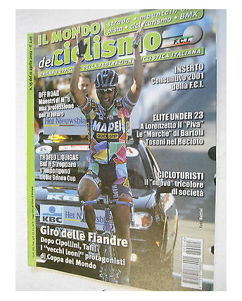 Il Mondo del Ciclismo n15del 11apr 2002 Zanini-Stropparo-Luperini [SR]